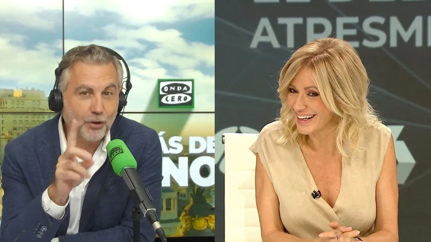 Carlos Alsina en Espejo Público. Carlos Alsina en Espejo Público.