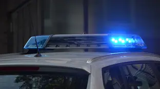 Luces de coche de policía Luces de coche de policía