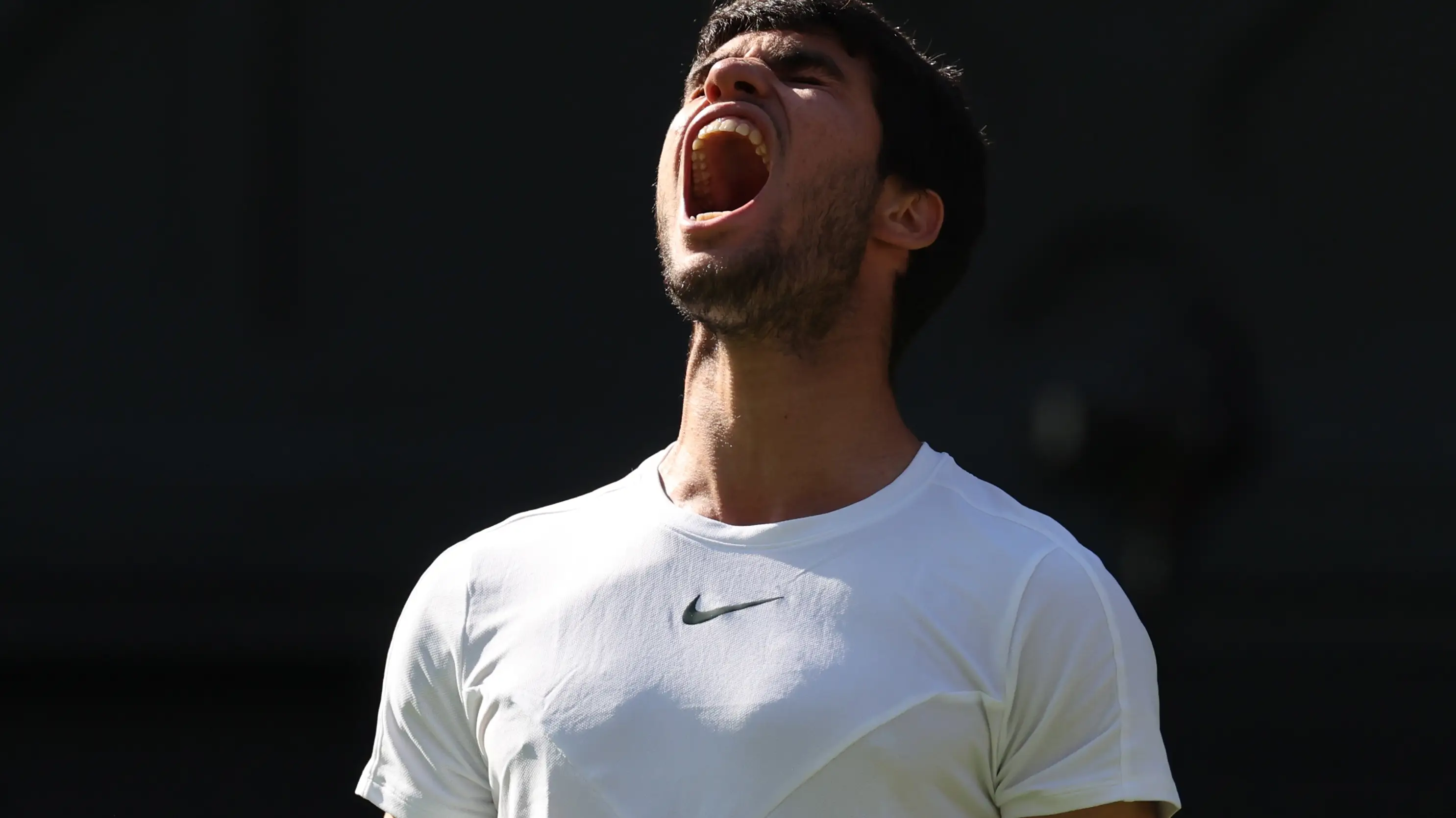 Carlos Alcaraz, tras su pase a semifinales de Wimbledon Carlos Alcaraz, tras su pase a semifinales de Wimbledon