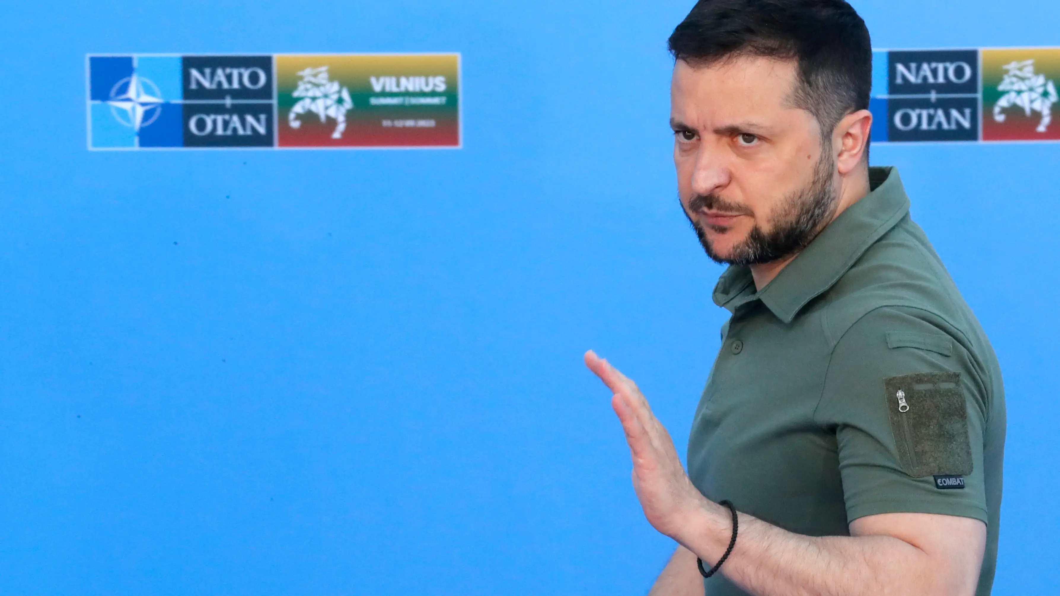 El presidente ucraniano, Volodimir Zelenski El presidente ucraniano, Volodimir Zelenski