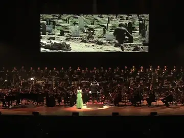 El tributo homenaje dirigido por su hijo, Andrea Morricone El tributo homenaje dirigido por su hijo, Andrea Morricone