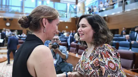 Mónica García e Isabel Díaz Ayuso Mónica García e Isabel Díaz Ayuso