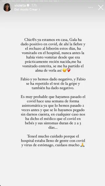 Violeta Mangriñán explica lo que le ha ocurrido a su hija Gala Violeta Mangriñán explica lo que le ha ocurrido a su hija Gala