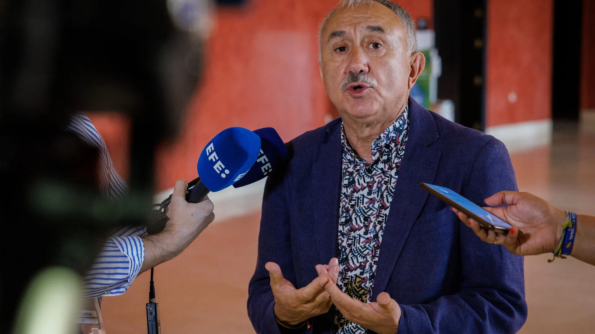 El secretario general de UGT, Pepe &Aacute;lvarez