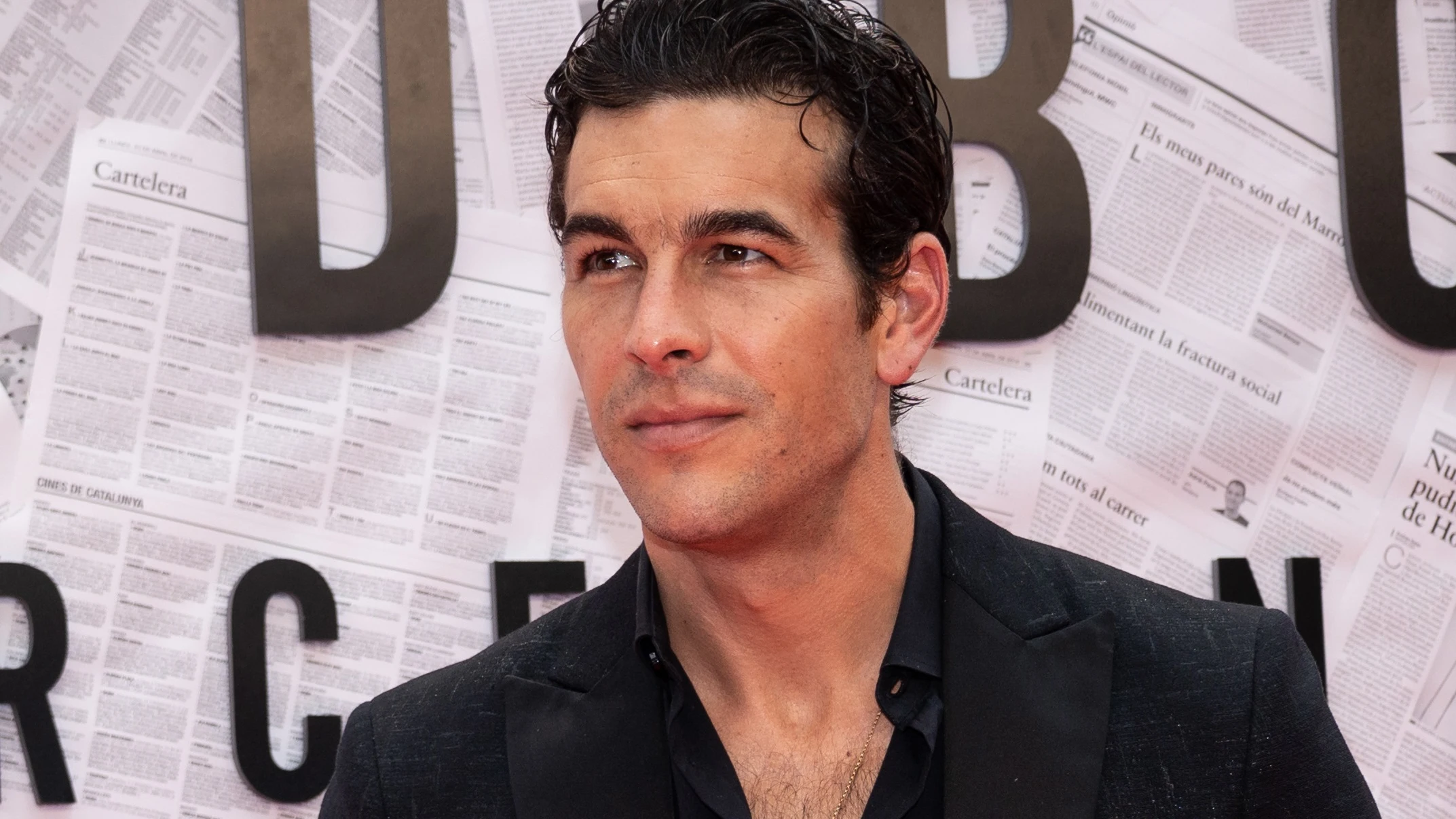 Mario Casas en la premiere de 'Bird Box Barcelona' en Espa&ntilde;a
