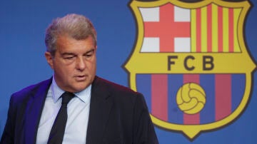 El presidente del Barcelona, Joan Laporta