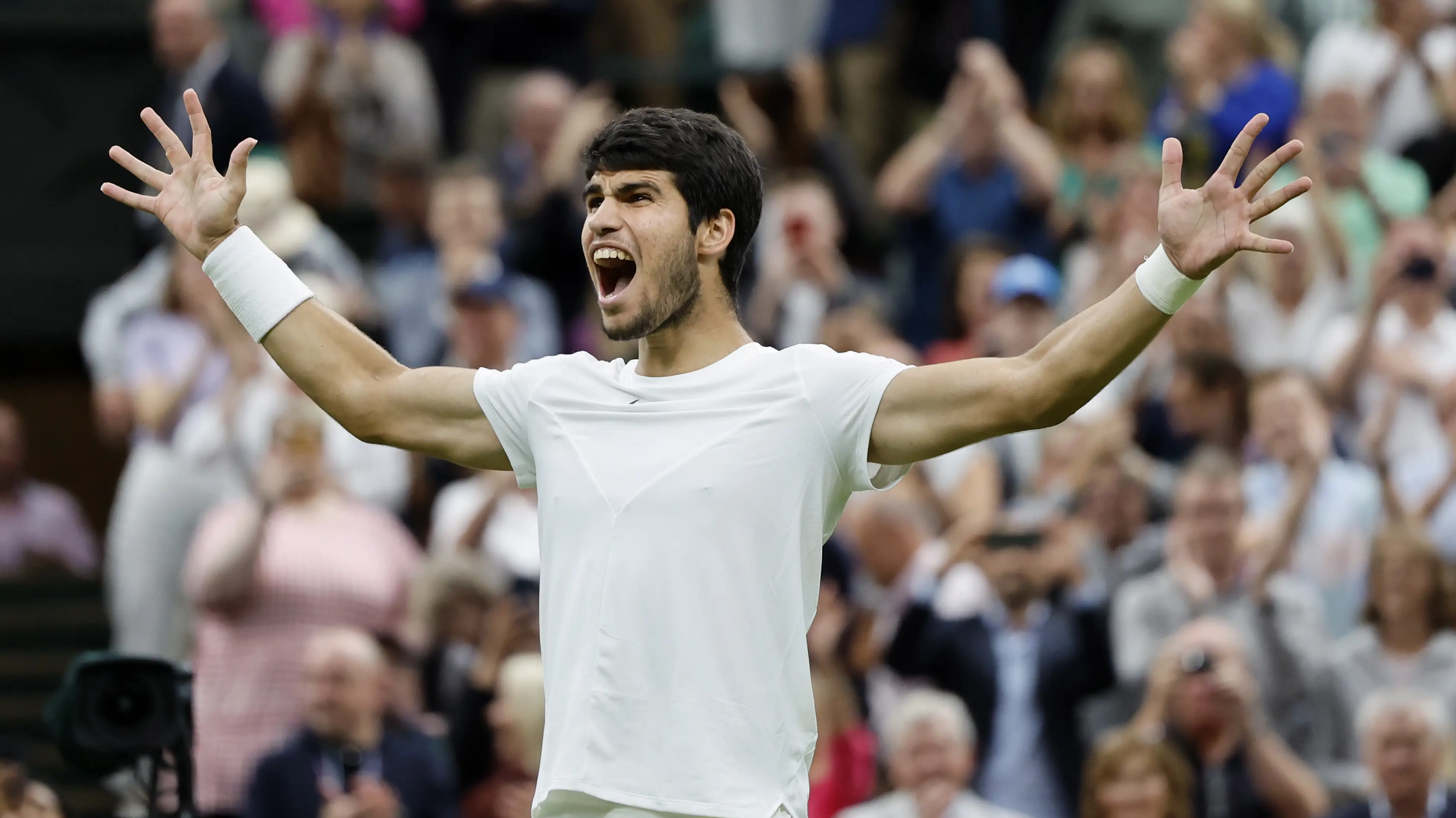 Carlos Alcaraz, tras ganar ante Medvedev
