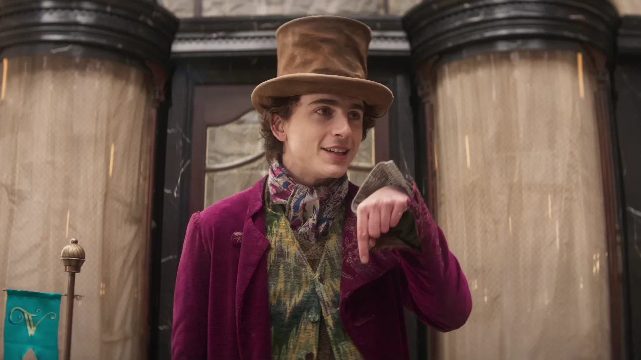 Timothée Chalamet en 'Wonka' Timothée Chalamet en 'Wonka'