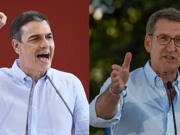 Pedro Sánchez y Alberto Núñez Feijóo Pedro Sánchez y Alberto Núñez Feijóo