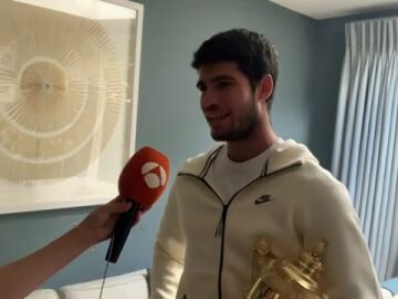 Carlos Alcaraz desvela a Antena 3 Deportes por qué ganar Wimbledon es "muchísimo más especial"