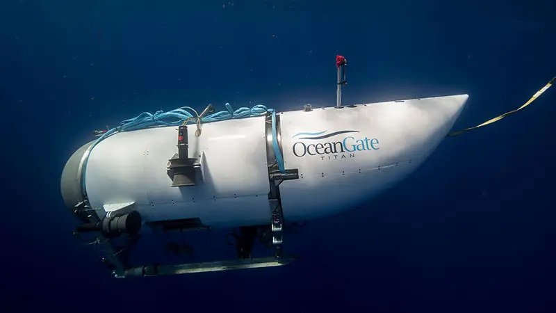 Imagen de archivo del sumergible Titan, de OceanGate