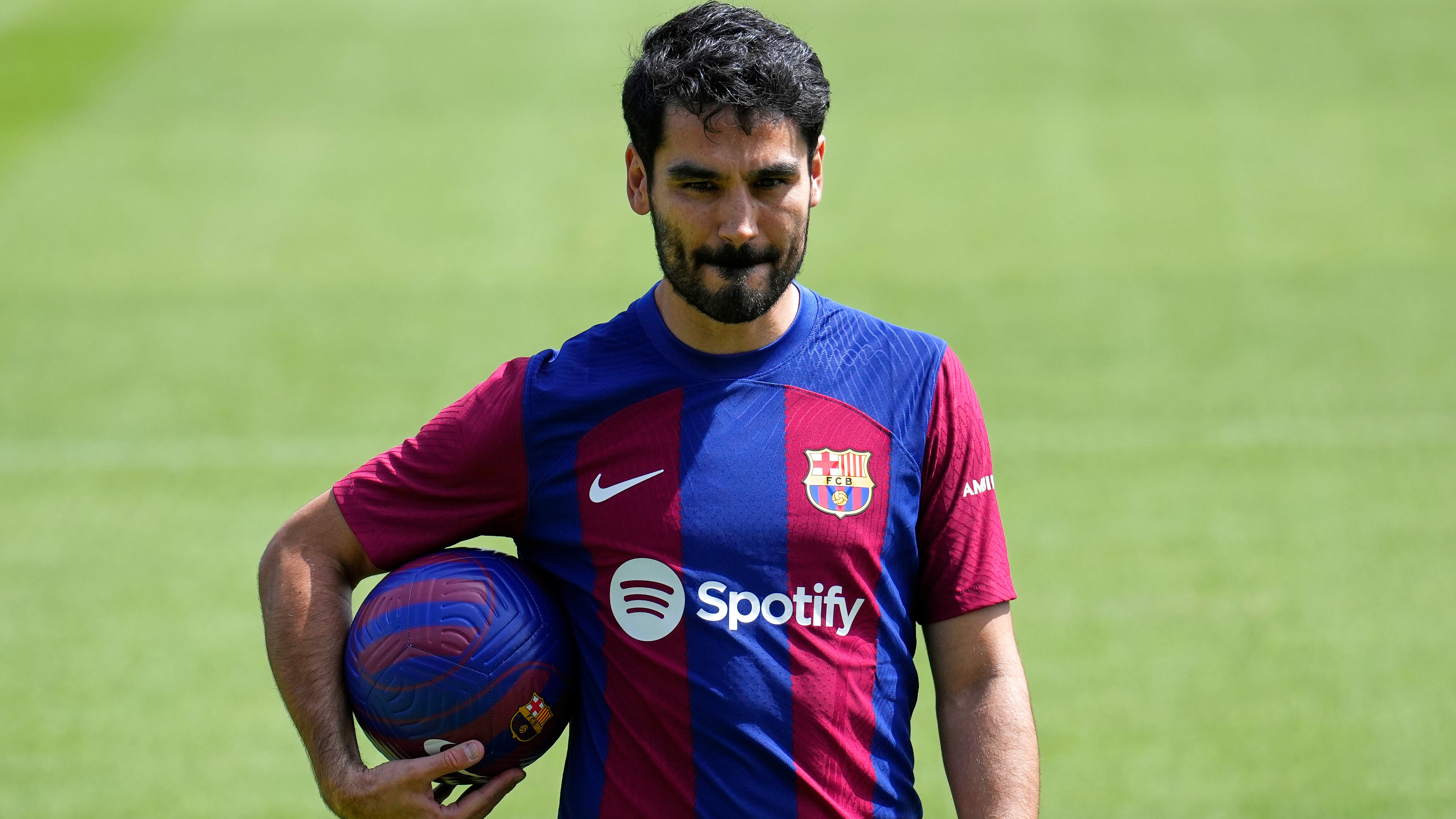 Ilkay Gündogan, en su presentación con el Barcelona Ilkay Gündogan, en su presentación con el Barcelona