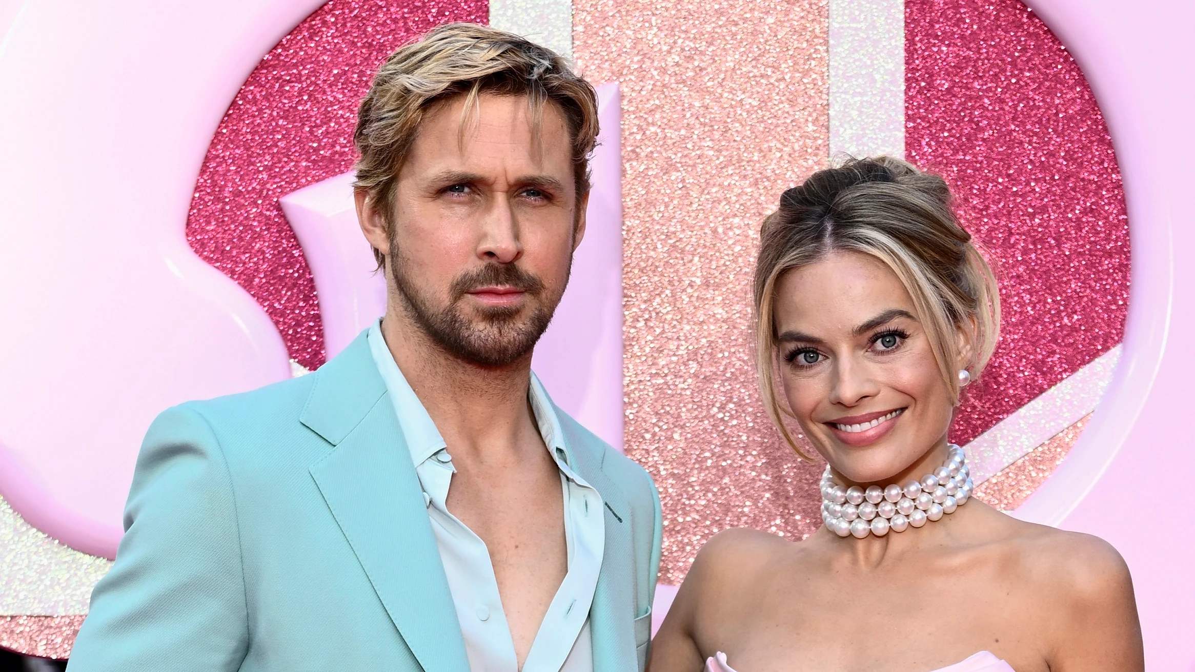Margot Robbie y Ryan Gosling en la premiare de 'Barbie' en Londres Margot Robbie y Ryan Gosling en la premiare de 'Barbie' en Londres