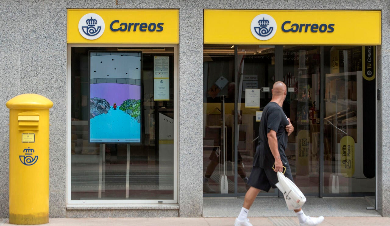 Una oficina de correos
