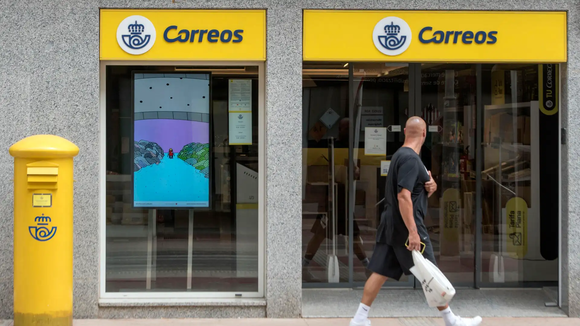 Una oficina de correos