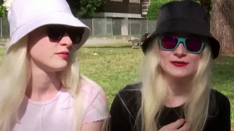 hermanas italianas con albinismo hermanas italianas con albinismo