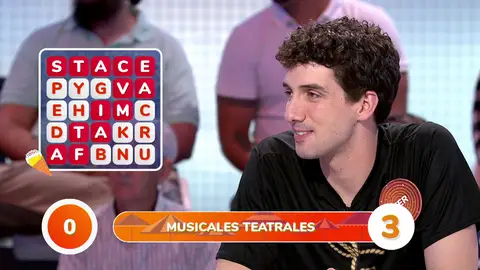 Susi Caramelo, Fer y Óscar Martínez se atragantan en la ‘Sopa de Letras Susi Caramelo, Fer y Óscar Martínez se atragantan en la ‘Sopa de Letras