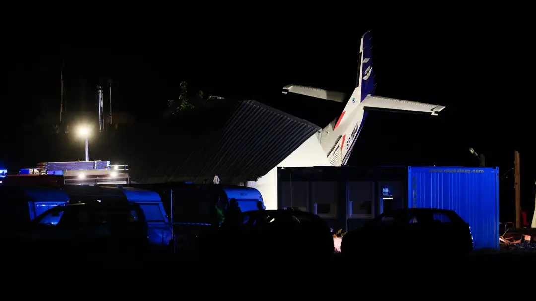 Imagen de la avioneta accidentada