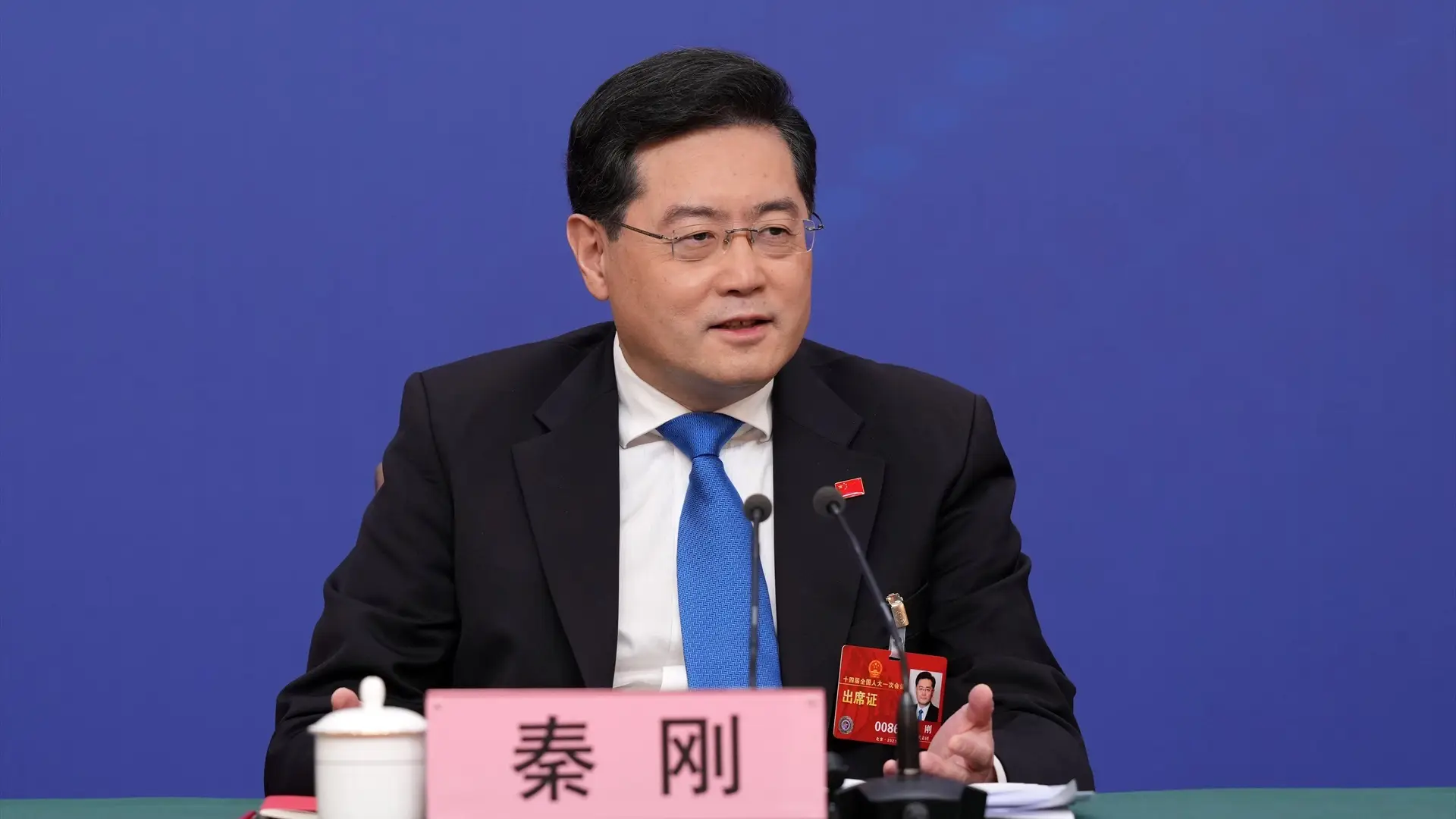El ministro de Exteriores de China, Qin Gang El ministro de Exteriores de China, Qin Gang