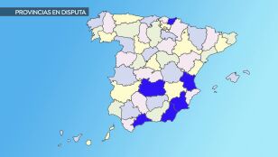 Provincias en disputa