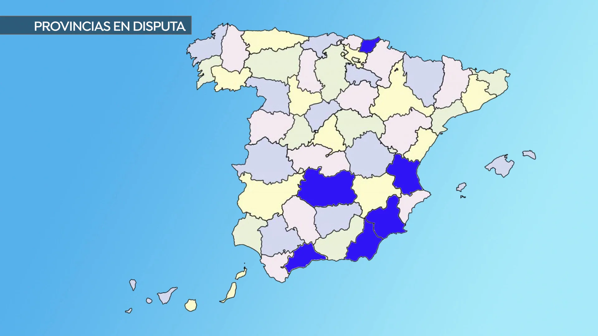 Provincias en disputa