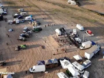 Desalojan la ‘rave’ ilegal de Almansa Desalojan la ‘rave’ ilegal de Almansa
