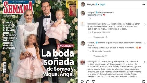 Soraya Arnelas comparte la exclusiva de su boda