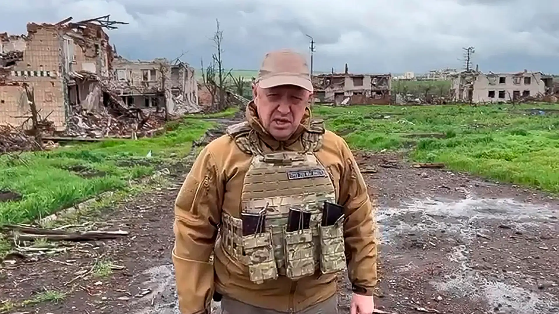 Captura de vídeo del canal del jefe del grupo Wagner, Yevgueni Prigozhin a través de Telegram Captura de vídeo del canal del jefe del grupo Wagner, Yevgueni Prigozhin a través de Telegram