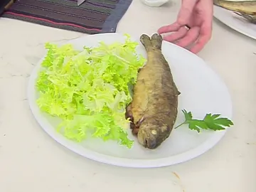 Trucha con panceta Trucha con panceta