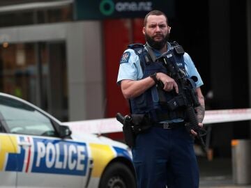 Imagen de un policía neozelandés