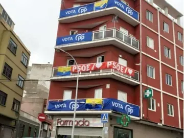 El edificio de Las Palmas en el que “gana” el PP frente al PSOE El edificio de Las Palmas en el que “gana” el PP frente al PSOE