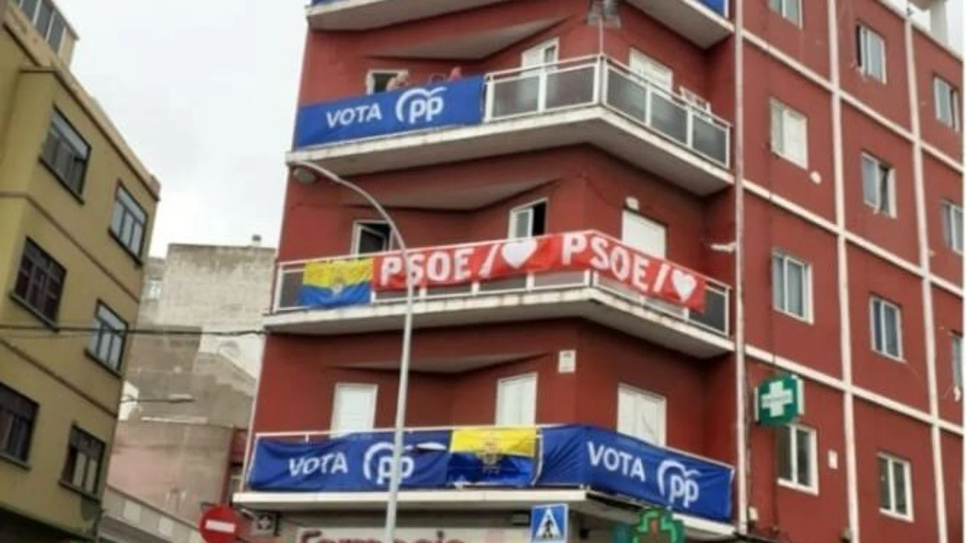 El edificio de Las Palmas en el que “gana” el PP frente al PSOE