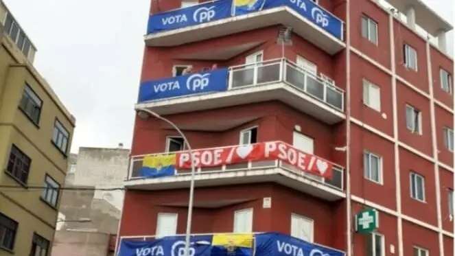 El edificio de Las Palmas en el que &ldquo;gana&rdquo; el PP frente al PSOE