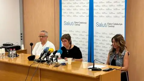 Rueda de prensa en el Hospital de Berga Rueda de prensa en el Hospital de Berga