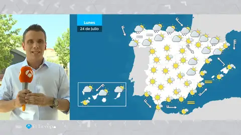 Tu Tiempo (23-07-23) En casi toda la península, aumentan las temperaturas máximas Tu Tiempo (23-07-23) En casi toda la península, aumentan las temperaturas máximas