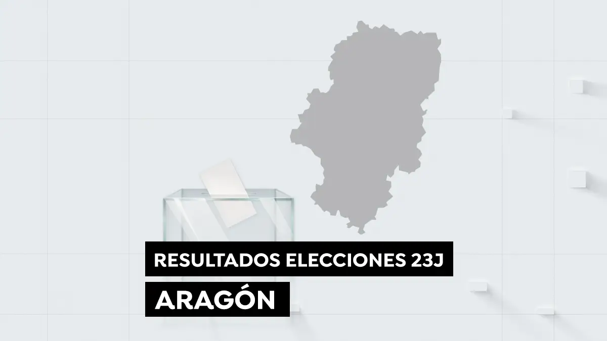 Resultado elecciones generales 2023 en Arag&oacute;n