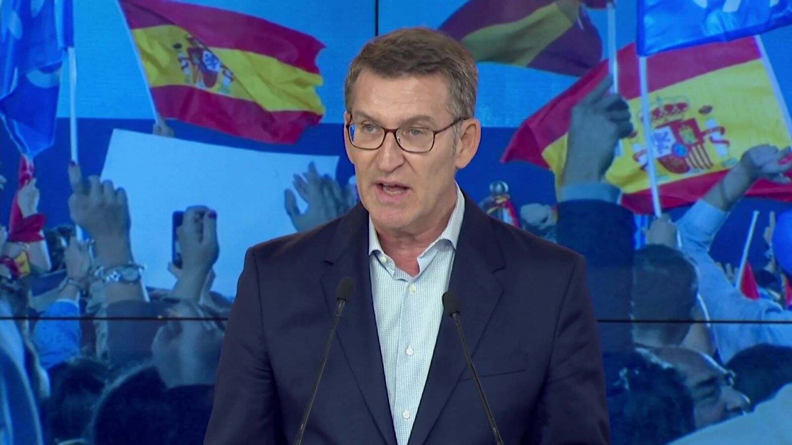 Feijóo analiza sus resultados en las elecciones generales en la Junta Directiva Nacional del PP, video completo