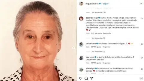 Los mensajes que ha recibido Miguel Ángel Muñoz en su carta de despedida a la Tata Los mensajes que ha recibido Miguel Ángel Muñoz en su carta de despedida a la Tata