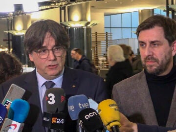 Carles Puigdemont y Toni Comín
