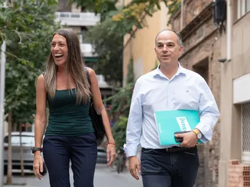 Míriam Nogueras y Jordi Turull Míriam Nogueras y Jordi Turull