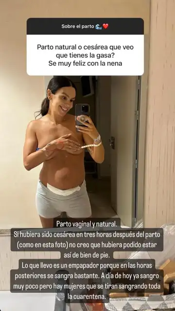 Cristina Pedroche revela qué tipo de parto tuvo Cristina Pedroche revela qué tipo de parto tuvo
