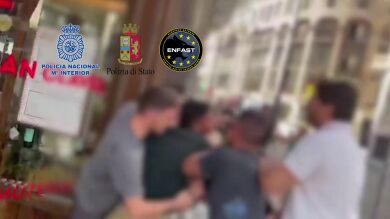 La impresionante detención en plena Gran Vía de Madrid de un fugitivo buscado en Italia por tráfico de drogas 