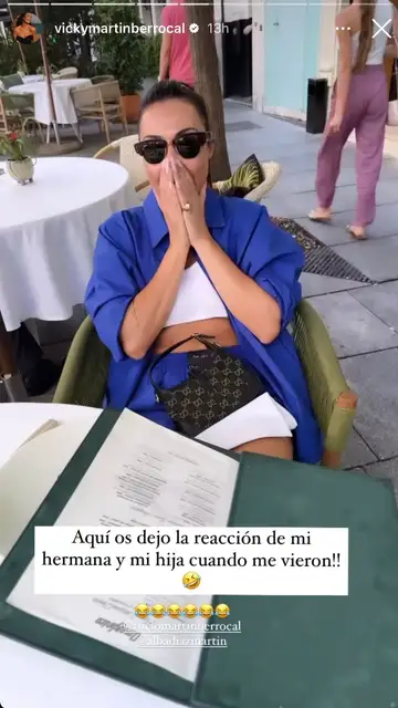 La reacción de la hermana de Vicky Martín Berrocal a su corte de pelo La reacción de la hermana de Vicky Martín Berrocal a su corte de pelo