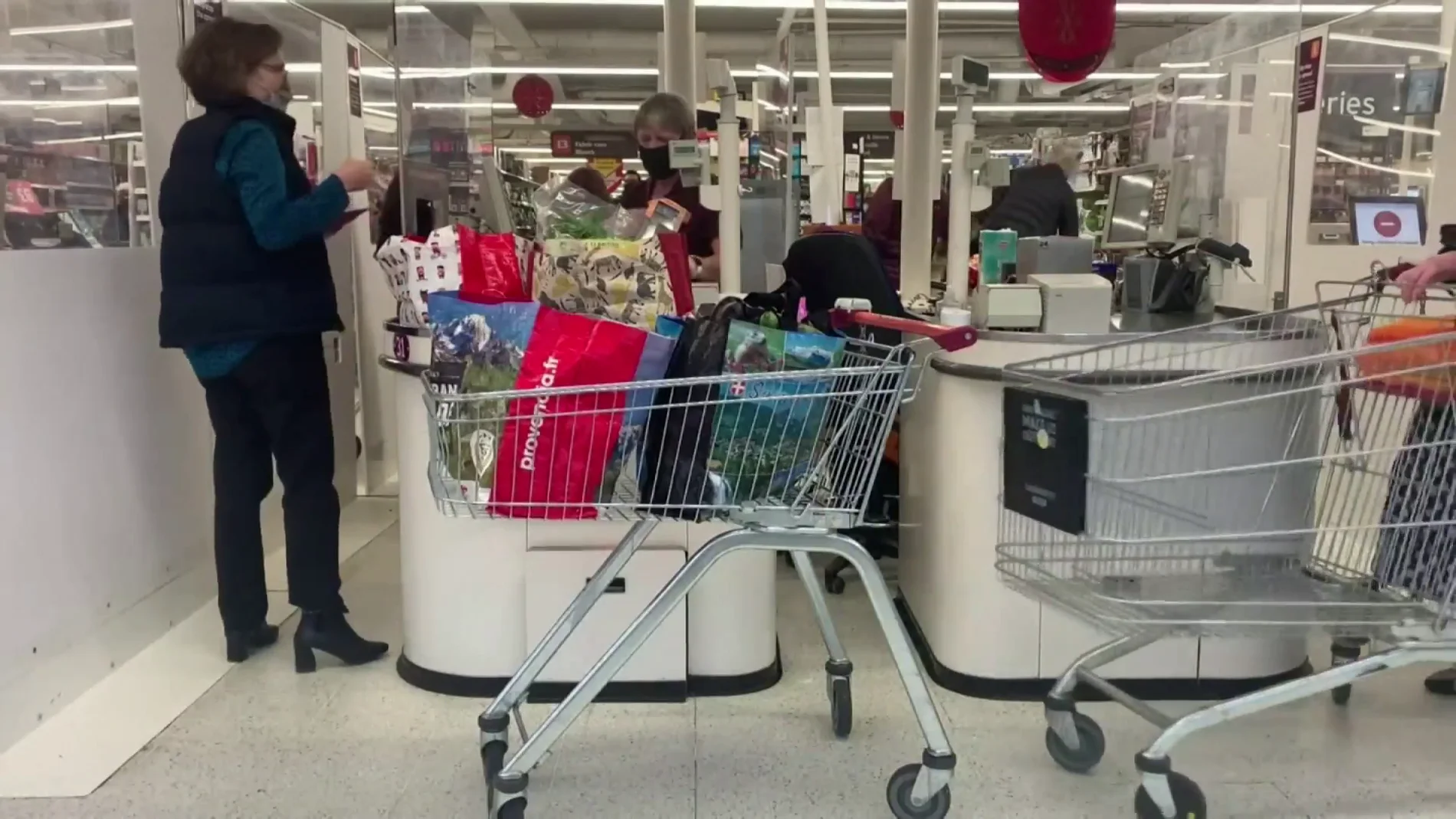 Imagen de un supermercado Imagen de un supermercado
