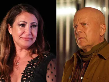 María Bravo y Bruce Willis María Bravo y Bruce Willis