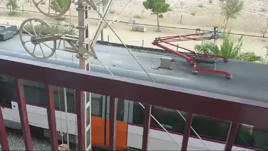 Pánico en un tren de Rodalies en Canet de Mar (Barcelona) Pánico en un tren de Rodalies en Canet de Mar (Barcelona)
