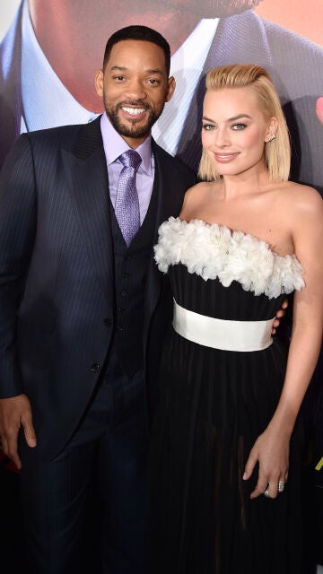 Margot Robbie y Will Smith