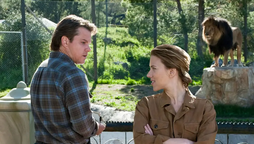 Matt Damon y Scarlett Johansson en 'Un lugar para soñar'