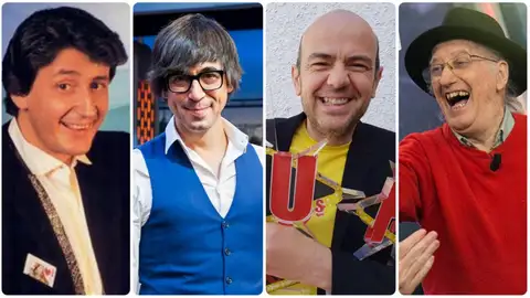 Pepe Carroll, Luis Piedrahita, Jandro y Juan Tamariz Pepe Carroll, Luis Piedrahita, Jandro y Juan Tamariz