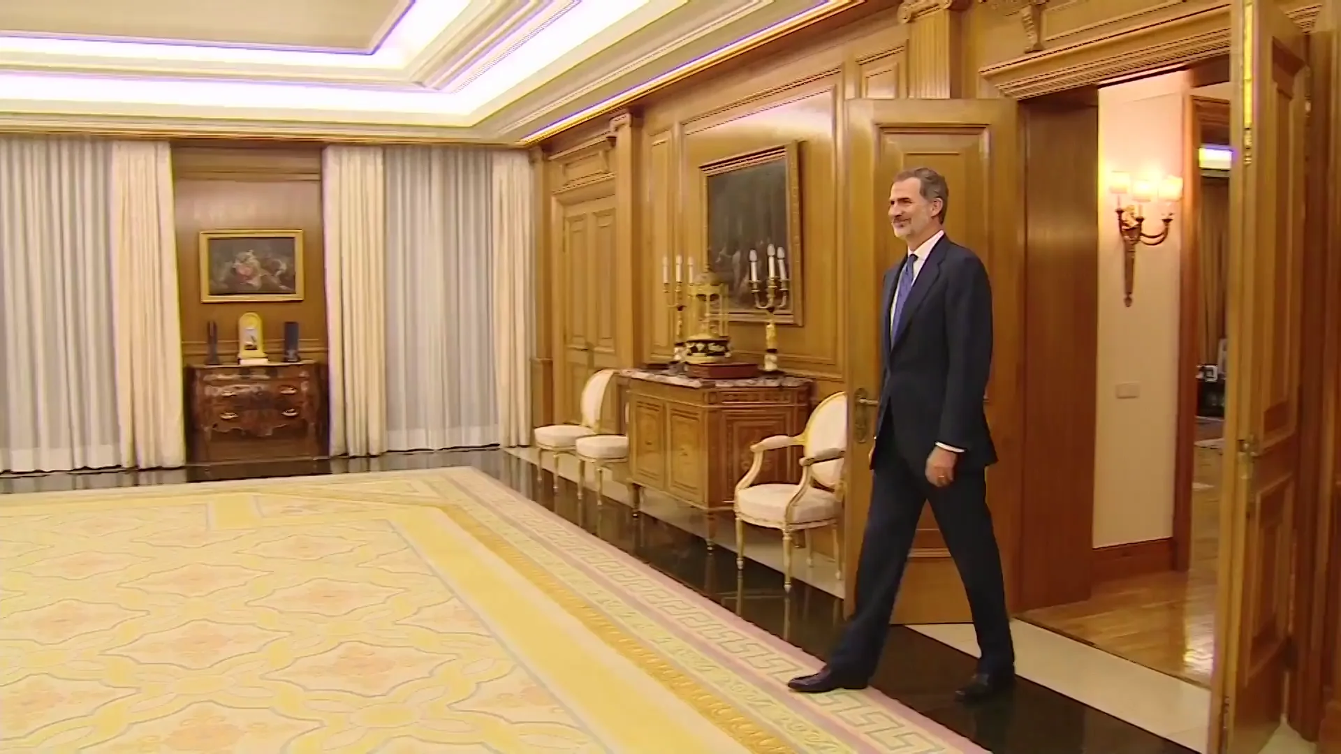 El Rey Felipe VI en La Zarzuela El Rey Felipe VI en La Zarzuela